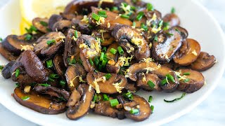 Perfect Roasted Mushrooms Recipe