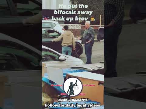 Road rage bully gets humbled (London)