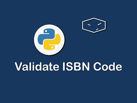 validate isbn code in python 