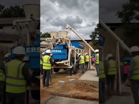 Universal Mobile Batching Plant video thumbnail