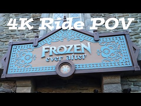 FROZEN Ride | Frozen Ever After Full ride through 4K | Walt Disney ...