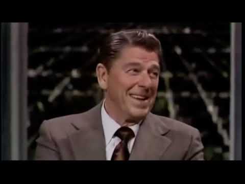 Ronald Reagan with Johnny Carson (1975)