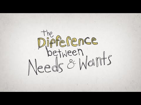 Needs versus wants - GetWise | ASB