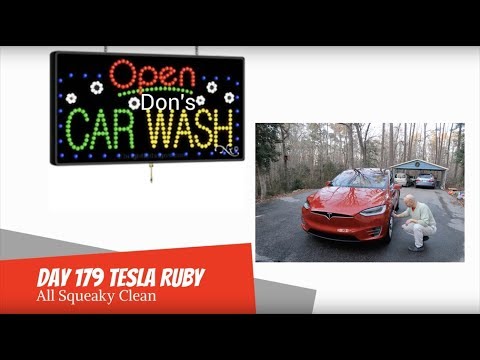 Day 179 Tesla Ruby All Squeaky Clean