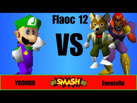 Flaoc 12 - Enneielle (Fox/Falcon) Vs YBOMBB (Luigi) - Smash 64 Singles Winners R2