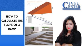 How To Calculate  The  Slope  of Ramp  design || Estimation Tutorial