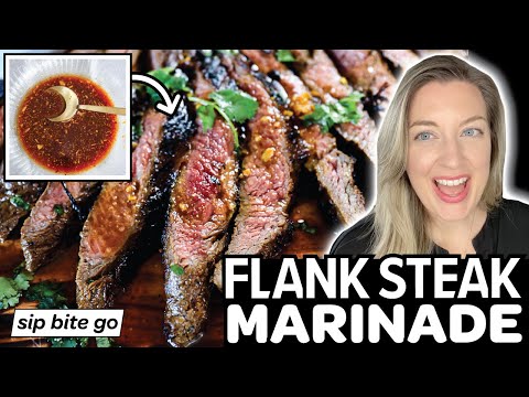 Flank Steak Marinade Recipe (To Sear, BBQ Grill, OR Oven Broil)
