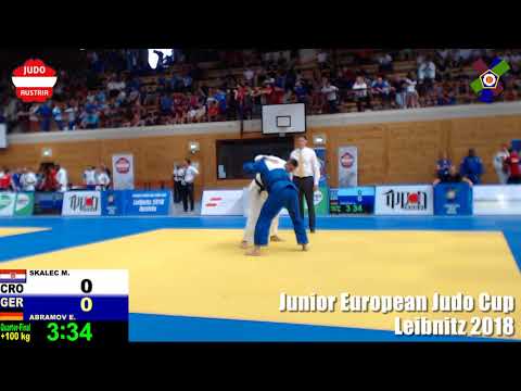 +100 kg: Quarter-Final  SKALEC, Marcel (CRO) ABRAMOV, Erik (GER)