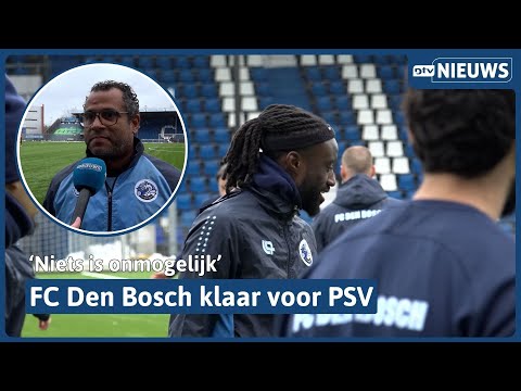 FC Den Bosch ready for cup night against PSV: “These are the best matches.” I Dtv News