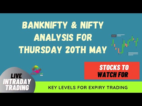 Market Analysis for tomorrow  20th May | Key Levels for Expiry day Trading | Stocks to watch out for