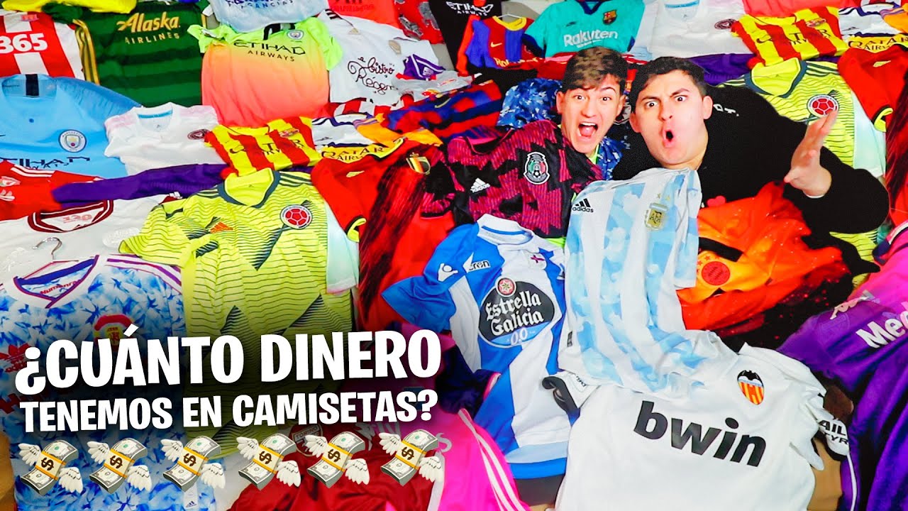 Watch CUÁNTO DINERO TENGO en CAMISETAS de FÚTBOL *mucho más de lo que pensaba…* Now CUÁNTO DINERO TENGO en CAMISETAS de FÚTBOL *mucho más de lo que pensaba…*