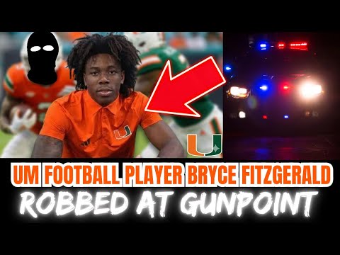 UM FRESHMAN BRYCE FITZGERALD ROBBED IN MIAMI 😳 (1 WEEK BEFORE THE NAT’L TITLE GAME!)