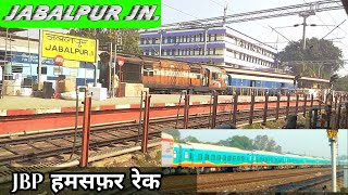 preview picture of video 'Departuring JABALPUR JN.| & Massive Curve||JBP MUV EXPRESS & Spotting JBP-SRC Humsafar :Train Video'