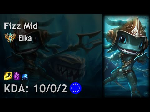 Fizz Mid vs Syndra - Eika - EUW Challenger Patch 6.18