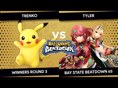 Bay State Beatdown 65 - Trenko (Pikachu) vs. Tyler (Pyra and Mythra) - Winners Round 3
