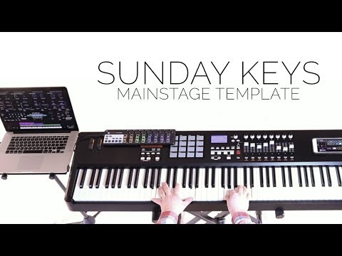 Introducing the Sunday Keys MainStage Template! Worship patches and template for MainStage 3