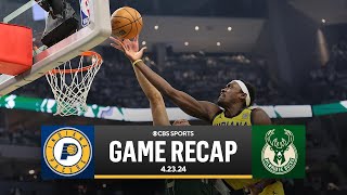 Pascal Siakam POWERS Pacers over Bucks to EVEN Series | Game Recap | CBS Sports