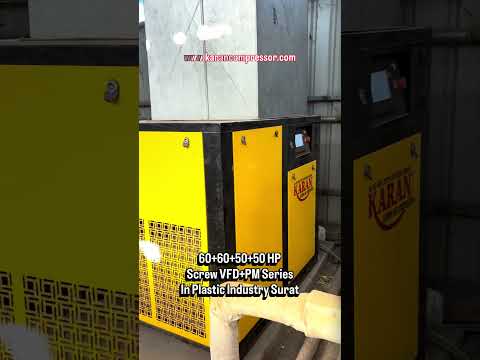 Rotary Screw Compressor with VFD + PM