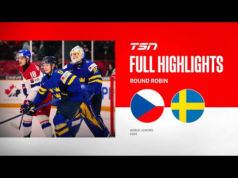 2025 World Junior Championship Highlights: Czechia vs. Sweden