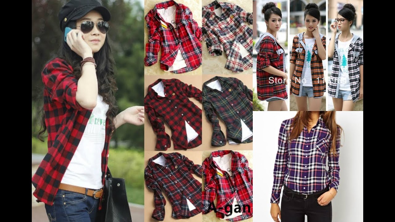 Camisas de cuadros para mujeres | Como combino mis camisas