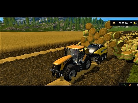 Farming Simulator 17 | VERY ROUND BALE MAKE | Forestry and Farming on Goldcrest Valley