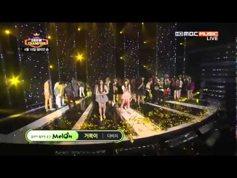130410 Davichi (다비치) No.1 & Encore @ Show Champion