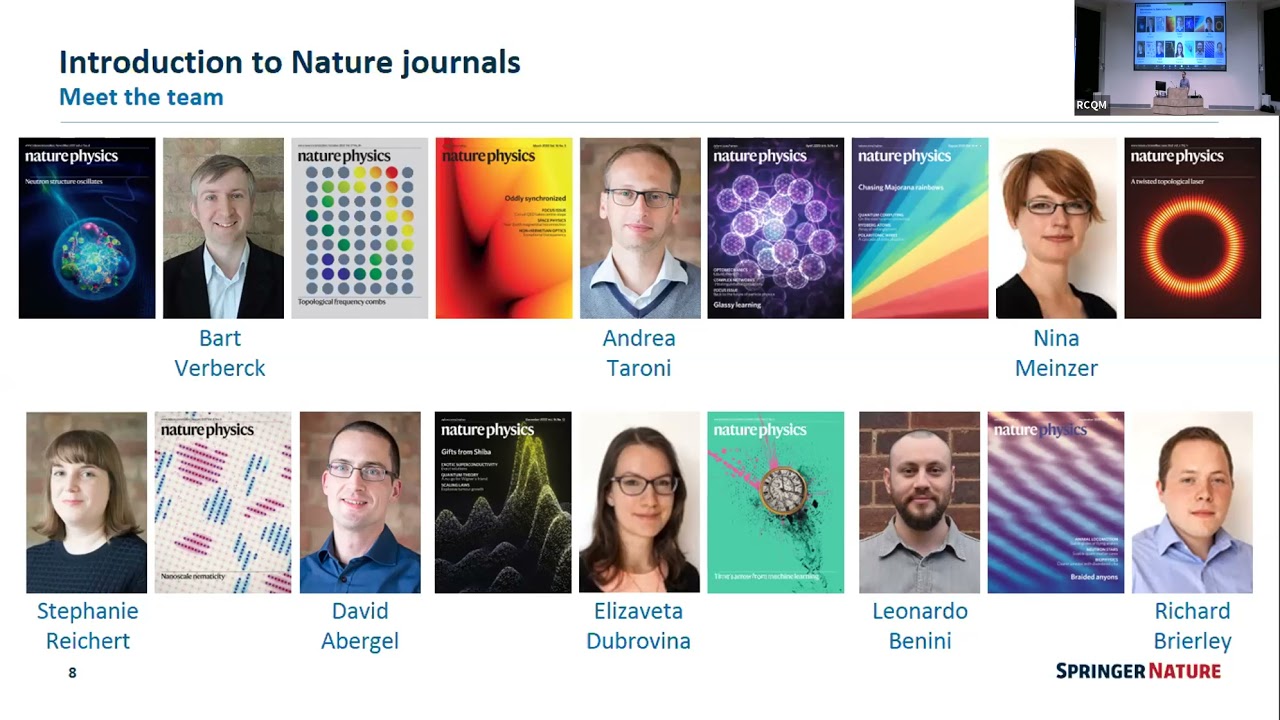 David Abergel (Nature Physics)  - “Inside Nature Physics”