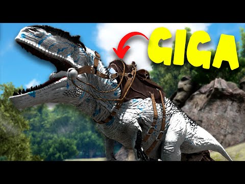COMO TAMEAR GIGA REGIUM Y TODAS SUS HABILIDADES - ARK: PRIMAL PATH MOD