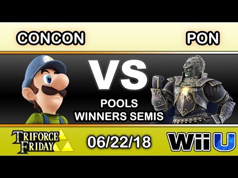 TFF - SS | Concon (Luigi) Vs Pon (Ganondorf) Pools Winners Semis - Smash 4