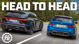 New Audi RS5 Avant vs BMW M3 Touring: Super-Wagon Showdown! | 4K