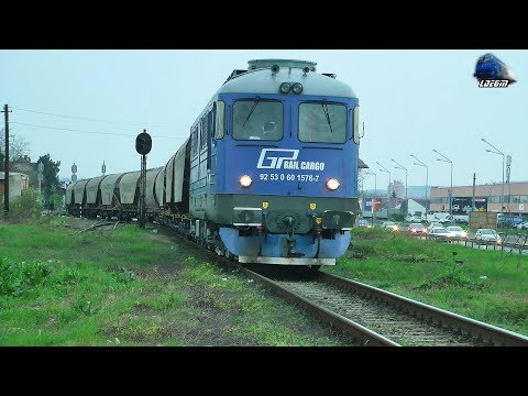 LDE2100 60-1576-6 & Marfar EXPRESS FWD Freight Train in Gara Oradea Vest Station - 06 April 2019