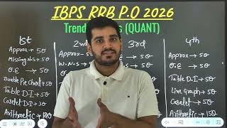 🔥 IBPS RRB PO Last Year QUANT Trend Analysis!