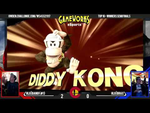 HLG | BANG! (Diddy Kong) Vs. HLG | Brax (Yoshi, Rosalina) - Top 16 WSF