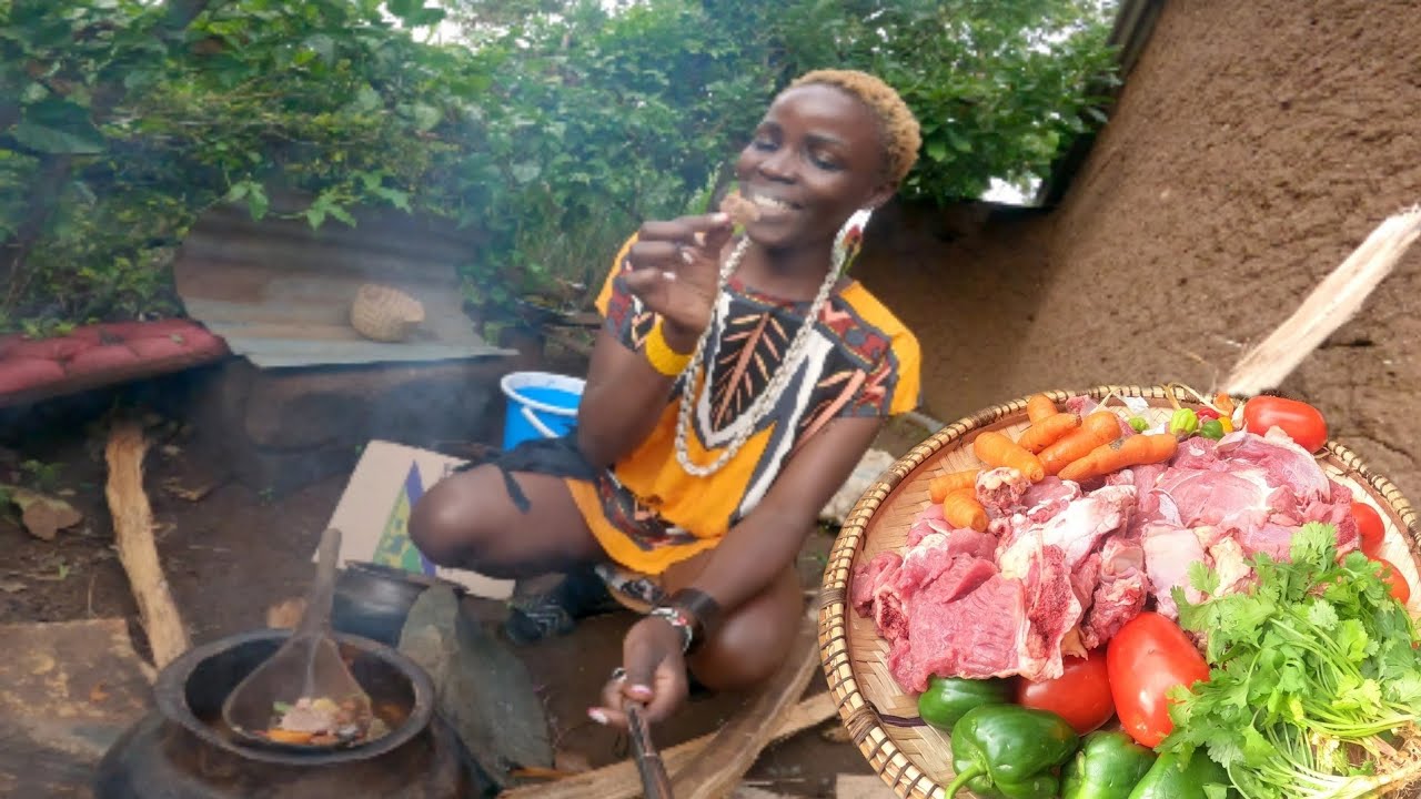 New YEARS  Healthy SIMPLE Beef recipe  /! AFRICAN VILLAGE COOKING #2024