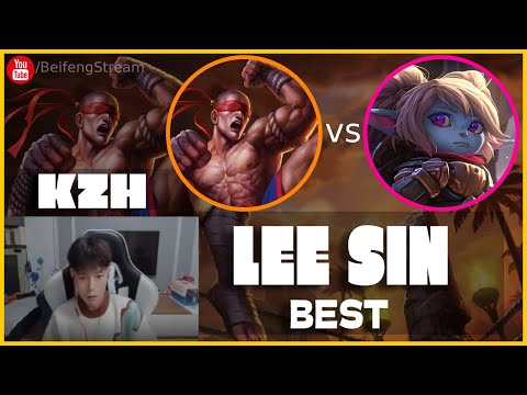 🔴 KZH Lee Sin vs Poppy Jungle 1200 LP (Best Lee Sin) - KZH Lee Sin Guide