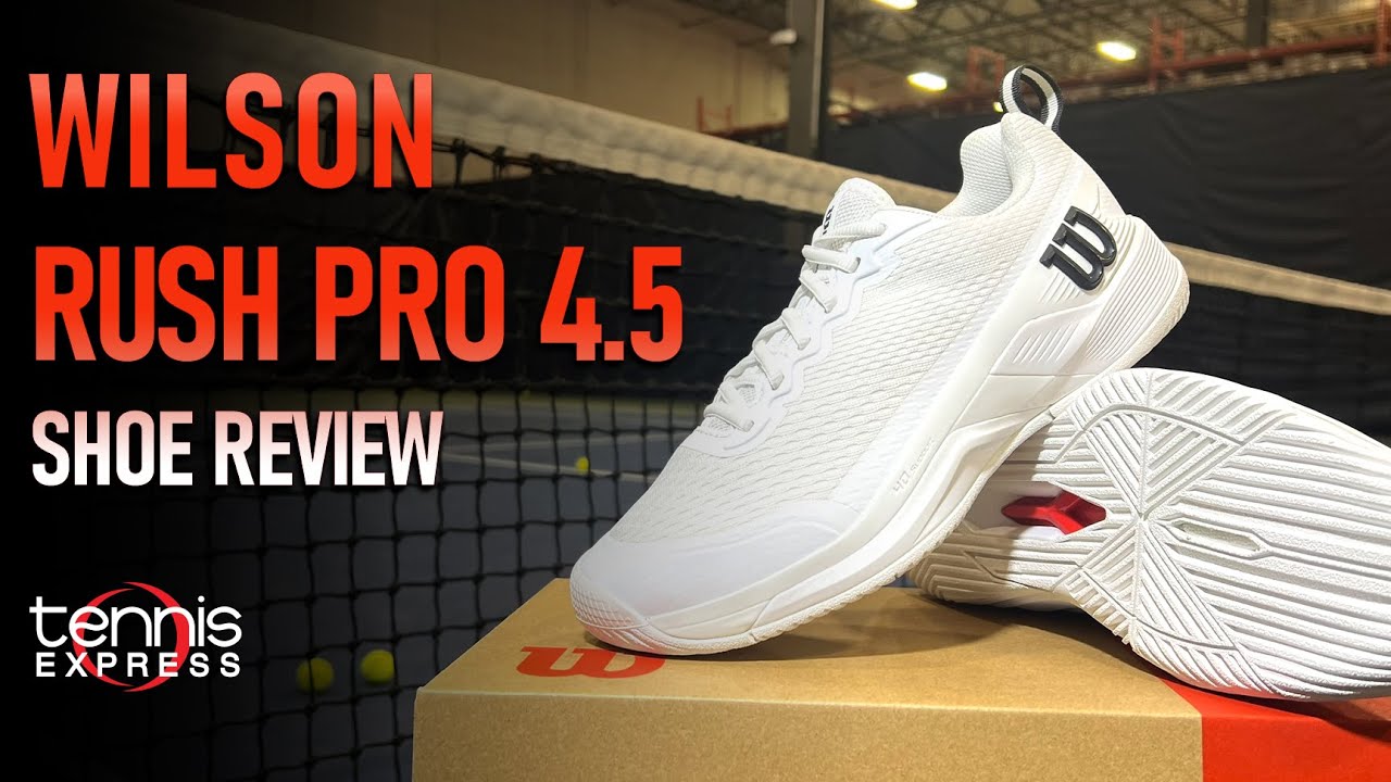 Men's Rush Pro 4.5 Tennis Shoes White and Black – Tennis Express