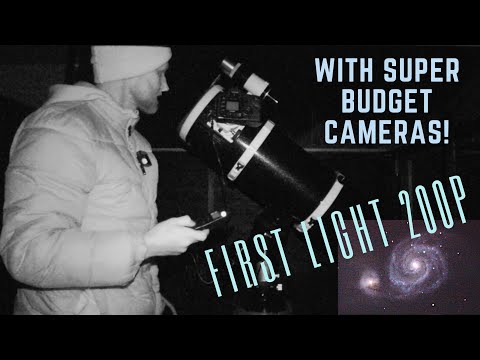 Sky-Watcher 200p with the Cheapest DLSRs I could find!