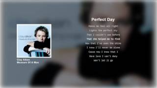 Clay Aiken - Perfect Day (Lyrics)