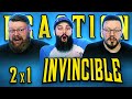 Invincible 2x1 REACTION!! 