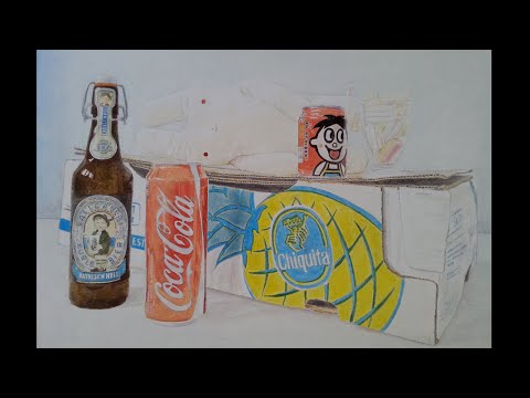 Natura morta realista a olio - Bodegón al óleo realista