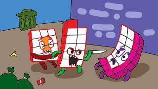 Numberblocks 11 try to k1ll 18 - Numberblocks fanmade coloring story