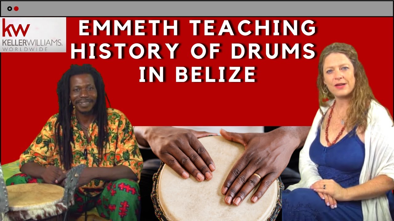 Macarena Rose Meets Emmeth Teaching History Of Drums In Belize