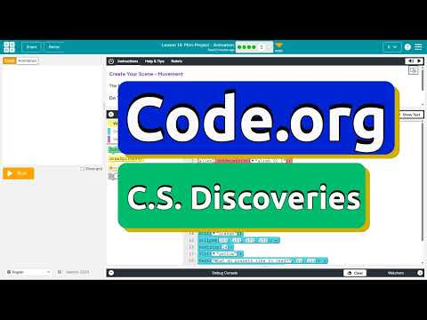 Code.org Lesson 14.5 Mini-Project Animation | Tutorial with Answers | Unit 3 C.S. Discoveries