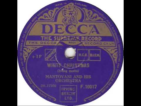 UK New Entry 1952 (22) Mantovani & His Orchestra - White Christmas