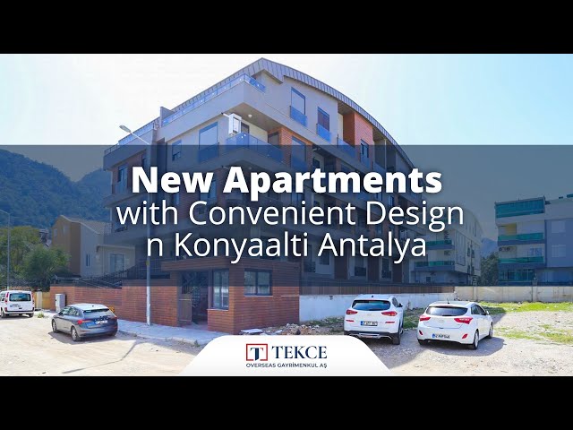 New Apartments with Convenient Design in Konyaalti Antalya