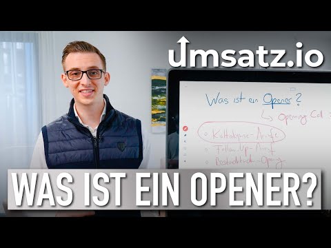 Was genau macht ein Opener? (Kaltakquise & Follow-Up) | umsatz.io - CRM für Agenturen & Berater