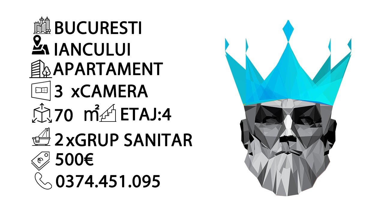 Tur video Iancului / 3 Camere / Balcon / AC