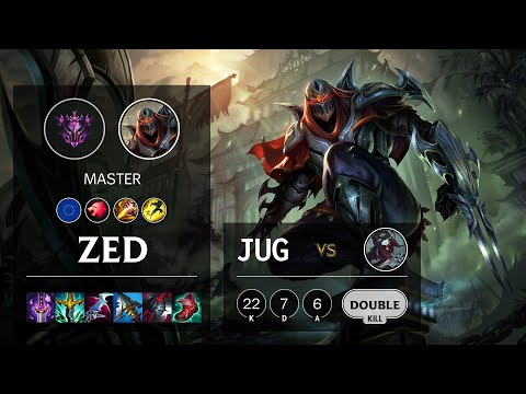 Zed Jungle vs Kayn - EUW Master Patch 11.22