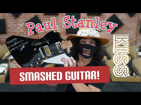 Paul Stanley from KISS sent me a broken guitar!