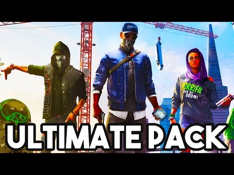Watch Dogs 2 DLC Gameplay - THE ULTIMATE PACK!! ALL SKINS / OUTFITS / CARS on PS4 PRO!! - YouTube